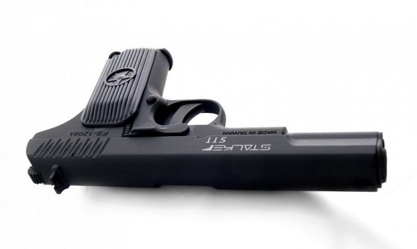 Пистолет пневматический Stalker STT (аналог "ТТ") 4,5мм, металл, 120 м/с, черный