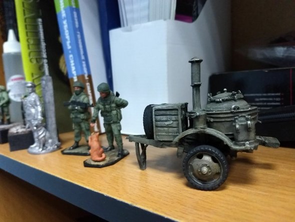 Игрушка оловянная Полевая кухня