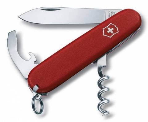 Victorinox EcoLine, 84 мм, 9 функций, красный матовый (2.3303)