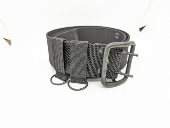 Ремень двухшпеньковый армейский черный