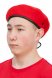 Берет бесшовный красный Юнармейца/Военная полиция