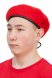 Берет бесшовный красный Юнармейца/Военная полиция