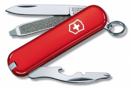 Нож Victorinox Rally (0.6163-012), 58мм, 9 ф., красный