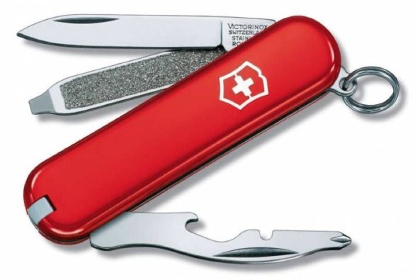 Нож Victorinox Rally (0.6163-012), 58мм, 9 ф., красный