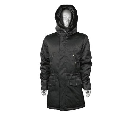 Куртка д/с Штабная черная (подкладка синтепон 200 гр/м2)