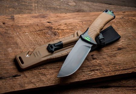 Нож Ganzo G8012-DY коричневая рукоять