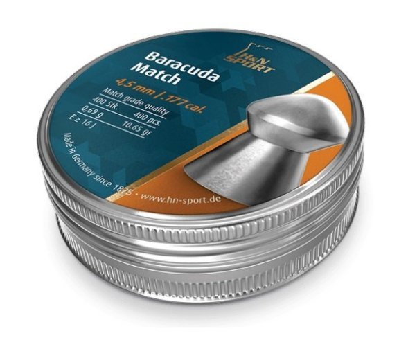 Пули H&amp;N Baracuda Match 0,69г 4,5мм (500шт)
