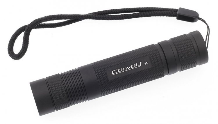 Купить Фонарь Convoy S2+ Black T6 4C 7135x6 в магазине военного ...