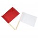 Флажки сигнальные в чехле (красный и белый)