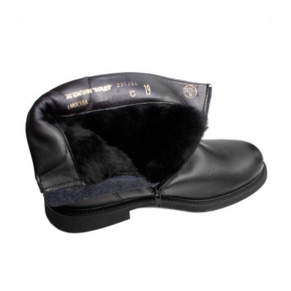 м-923 Полусапоги муж. натуральный мех Донобувь