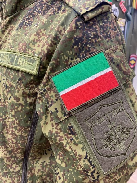 Нашивка на липучке флаг РТ (Татарстан) 9х6см