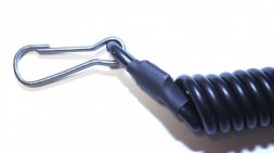 Шнур страховочный для пистолета кевларовый черный