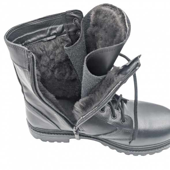 Берцы зимние М-2077 &quot;экстрим&quot; натуральный мех