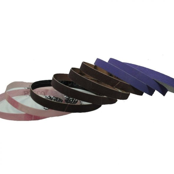 Набор абразивных лент Ken Onion Blade Grinder к Work Sharp 25x457мм (320 грит, 5штук)