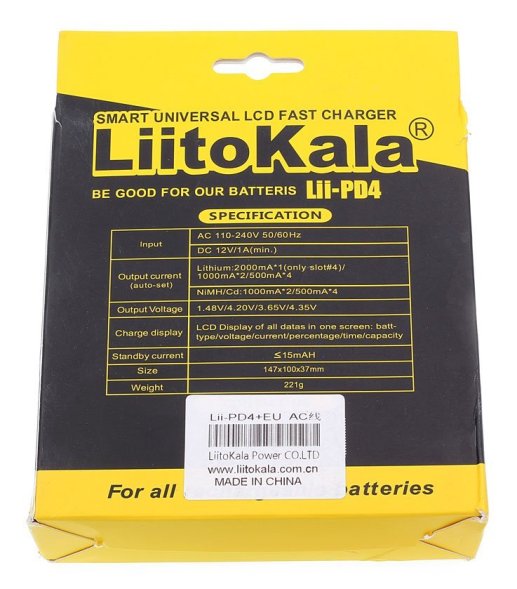 Зарядное устройство(повербанк) LiitoKala Lii-PD4