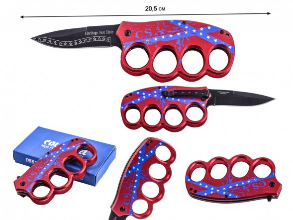 Нож с защитой кисти Tiger-USA Knives Herritage Not Hate