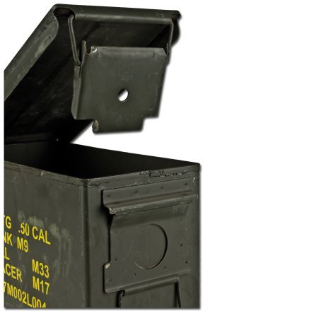 Ящик для боеприпасов США, большой, б/у 100 патронов.50 кал. LINK-M9
