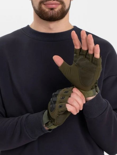 Тактические перчатки (без пальцев)