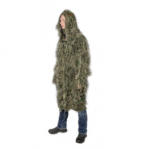 Маскхалат"Ghillie Poncho" Stalker, woodland