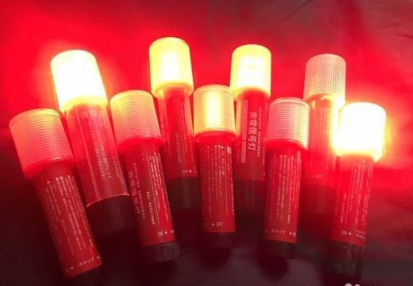 Японский фальшфейер светодиодный LED фонарь