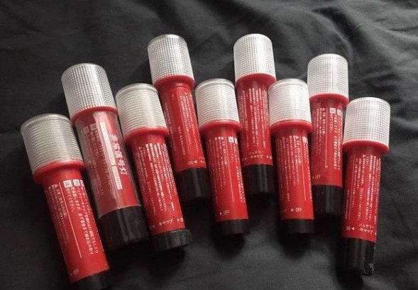 Японский фальшфейер светодиодный LED фонарь