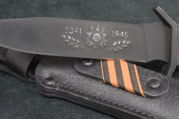 Нож "День Победы", туристический (Смерш-5), Мелита-К