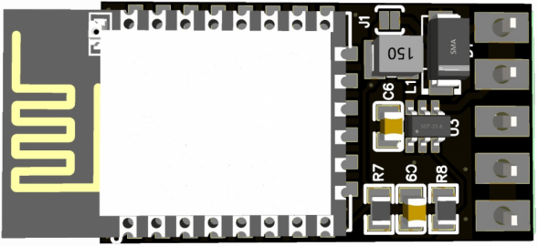 Плата управления адресными лентами и светодиодами Gled One
