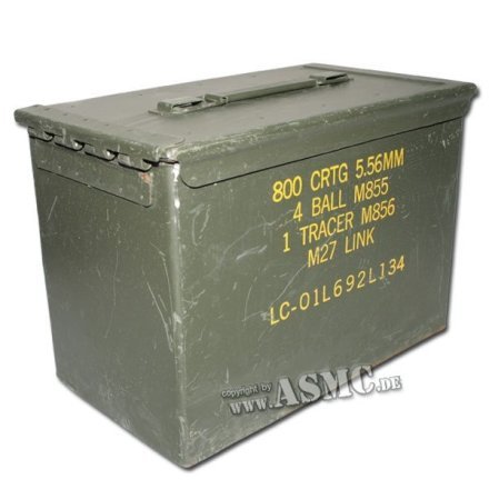 Ящик для боеприпасов, США, 5.56 мм, б/у
