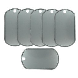 Жетон (тонкий, жесть) НАТО США пустой (матовый)