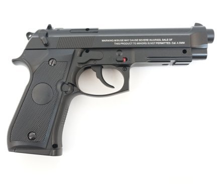Пистолет пневматический S92ME (аналог &quot;Beretta 92&quot;) 4,5мм, металл, 120 м/с, черн.