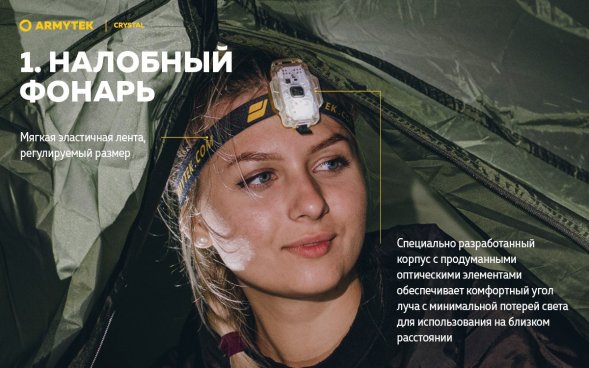 Фонарь Armytek Crystal
