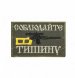 Нашивка на липучке "Соблюдайте тишину", олива