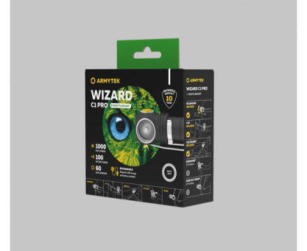 Фонарь Armytek Wizard C1 Pro Magnet USB