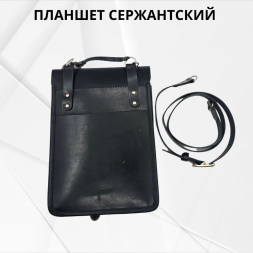 Планшет сержантский кож.зам черный