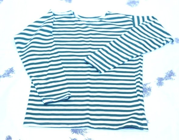 Тельняшка длинный рукав 100% х.б кулирка летняя