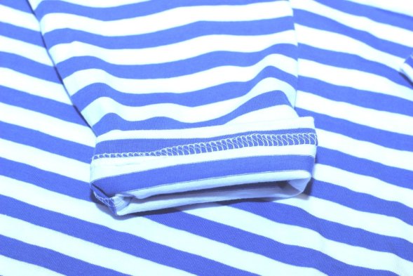 Тельняшка длинный рукав 100% х.б кулирка летняя