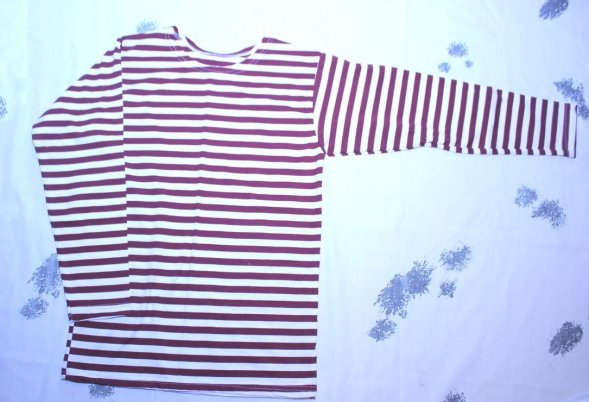 Тельняшка длинный рукав 100% х.б кулирка летняя