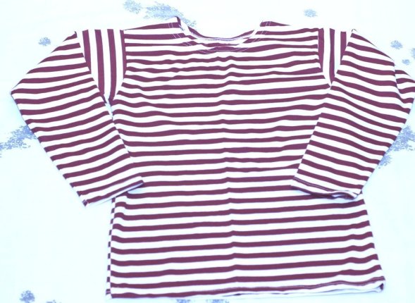 Тельняшка длинный рукав 100% х.б кулирка летняя