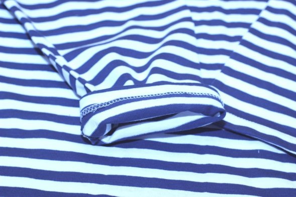 Тельняшка длинный рукав 100% х.б кулирка летняя