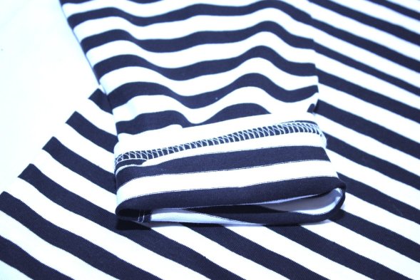 Тельняшка длинный рукав 100% х.б кулирка летняя