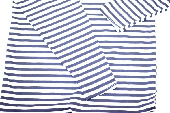 Тельняшка длинный рукав 100% х.б кулирка летняя