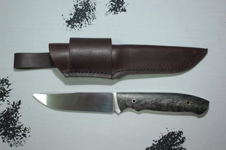 Нож Merovingien сталь Vanax 37 ( хаотичный карбон )