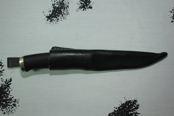 Нож сталь Х12МФ черный граб