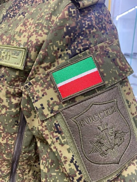 Нашивка на липучке флаг РТ (Татарстан) 6х4см