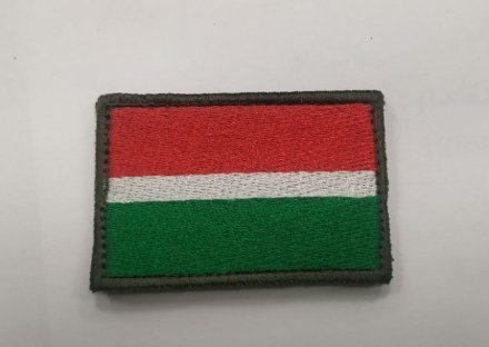 Нашивка на липучке флаг РТ (Татарстан) 6x4см