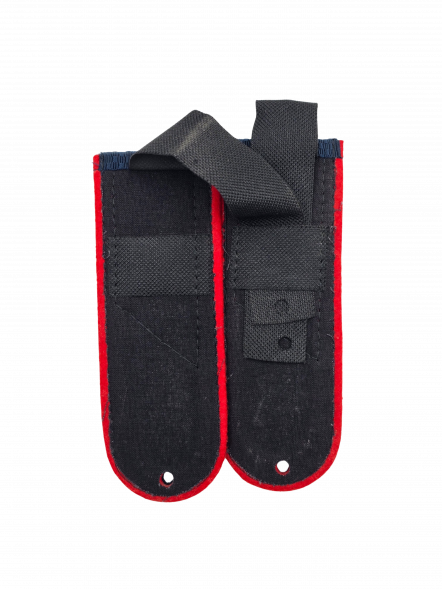 Погоны темно-синие (красный кант) чистые Полиция (ОВД)