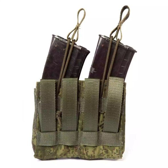 Подсумок штурмовой укороченный для 2-х магазинов АК74