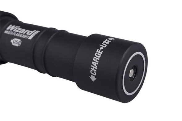 Фонарь Armytek Wizard Pro v3 Magnet USB+18650 / XHP50 / 2300 лм холодный