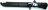 ММГ армейский штык нож АК/АКМ 6Х5 черный (деактивированный)