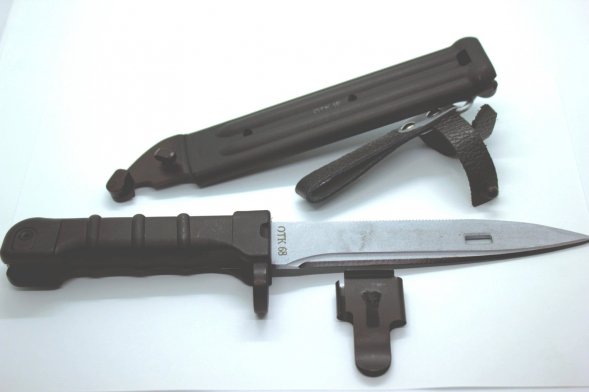 ММГ армейский штык нож АК/АКМ 6Х5 черный (деактивированный)